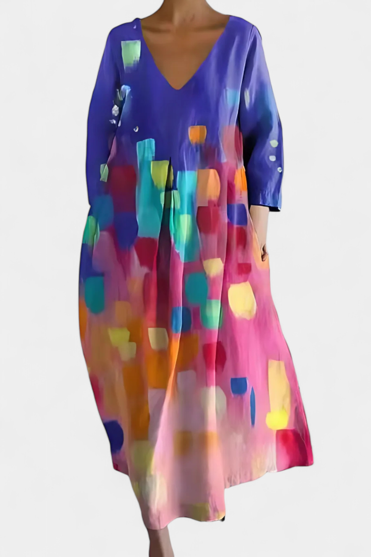 Claire | Rochie confortabilă cu decolteu elegant în formă de V
