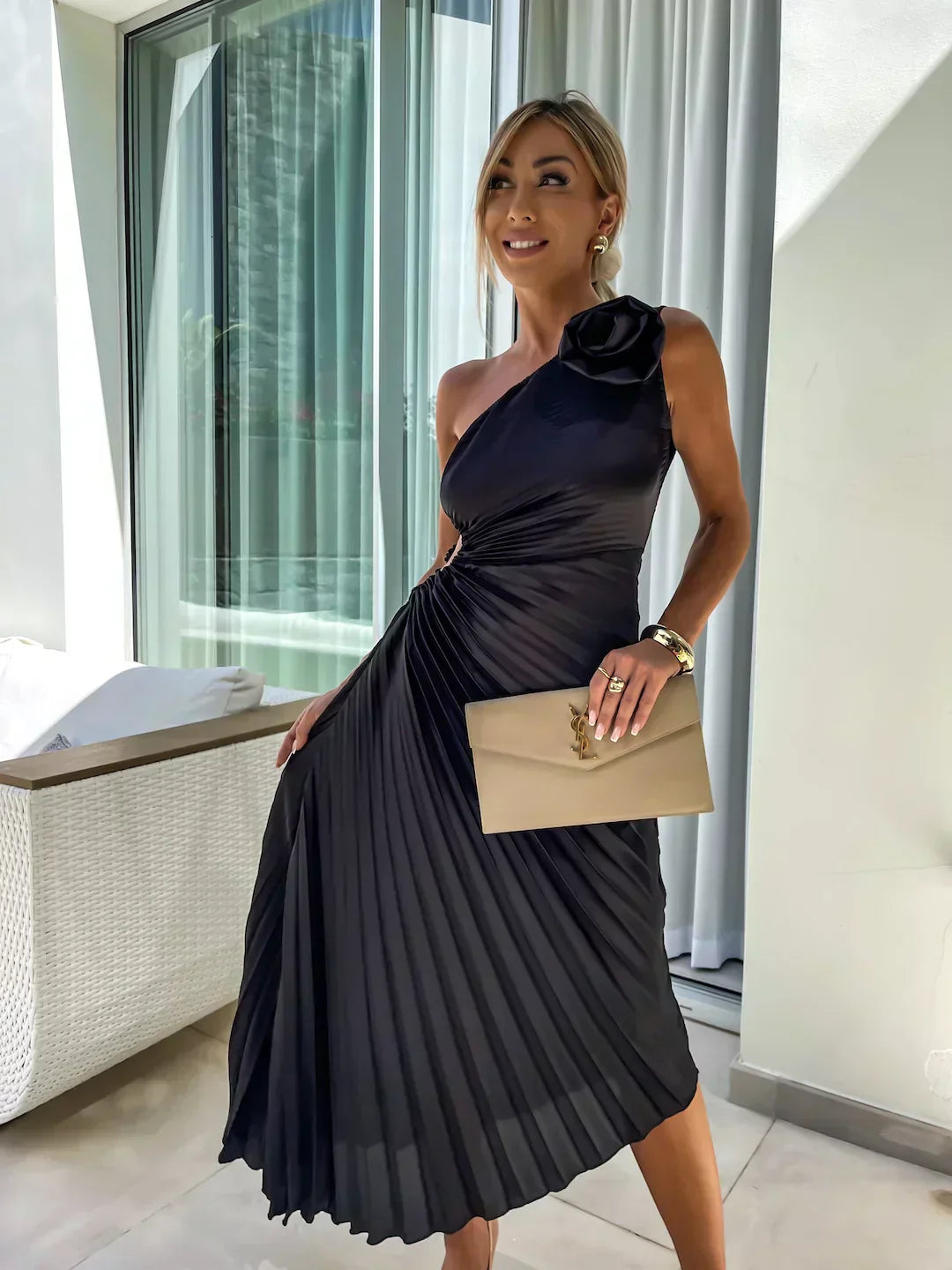 Camila | Rochie Romantică cu Flori