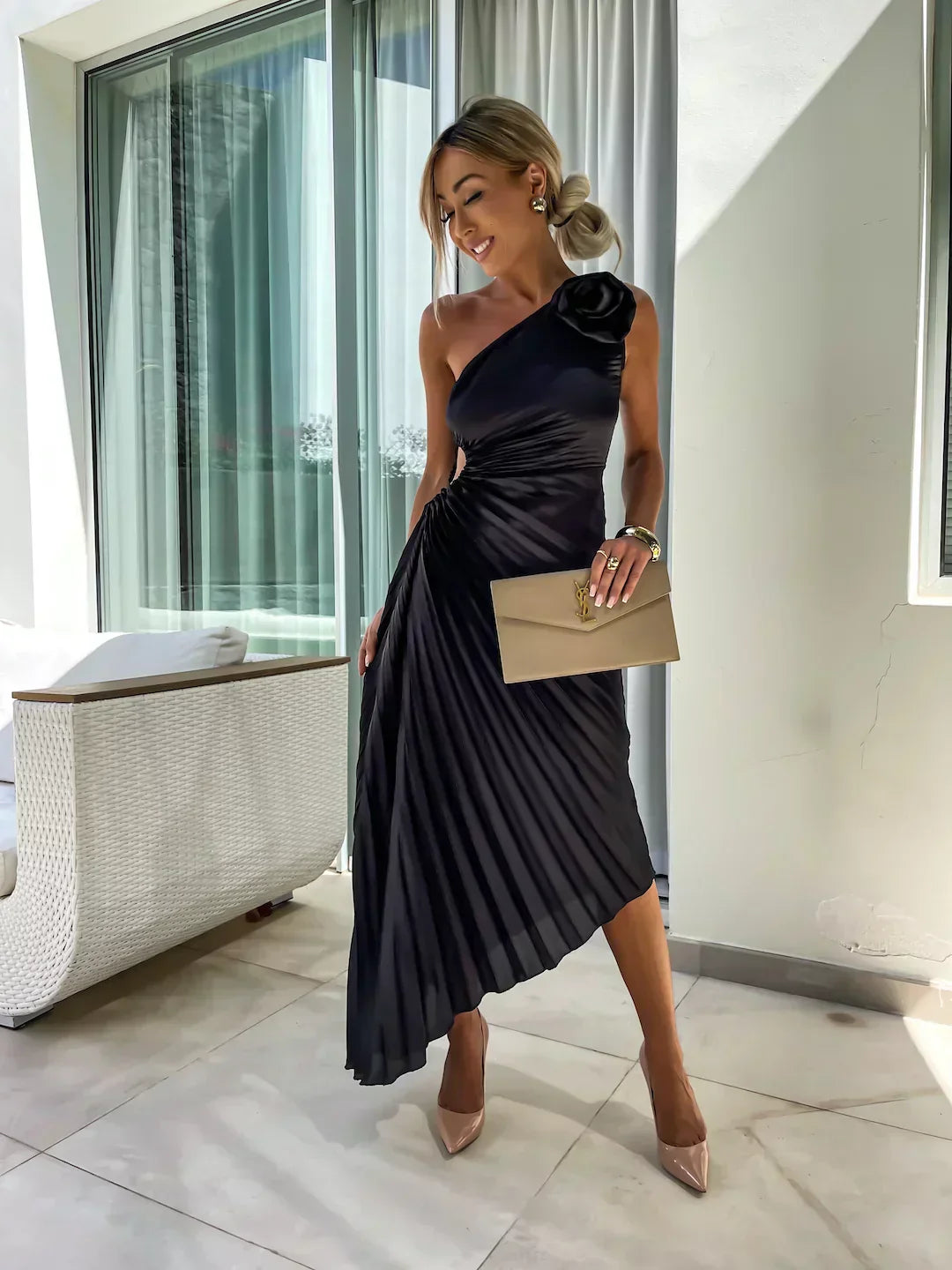 Camila | Rochie Romantică cu Flori