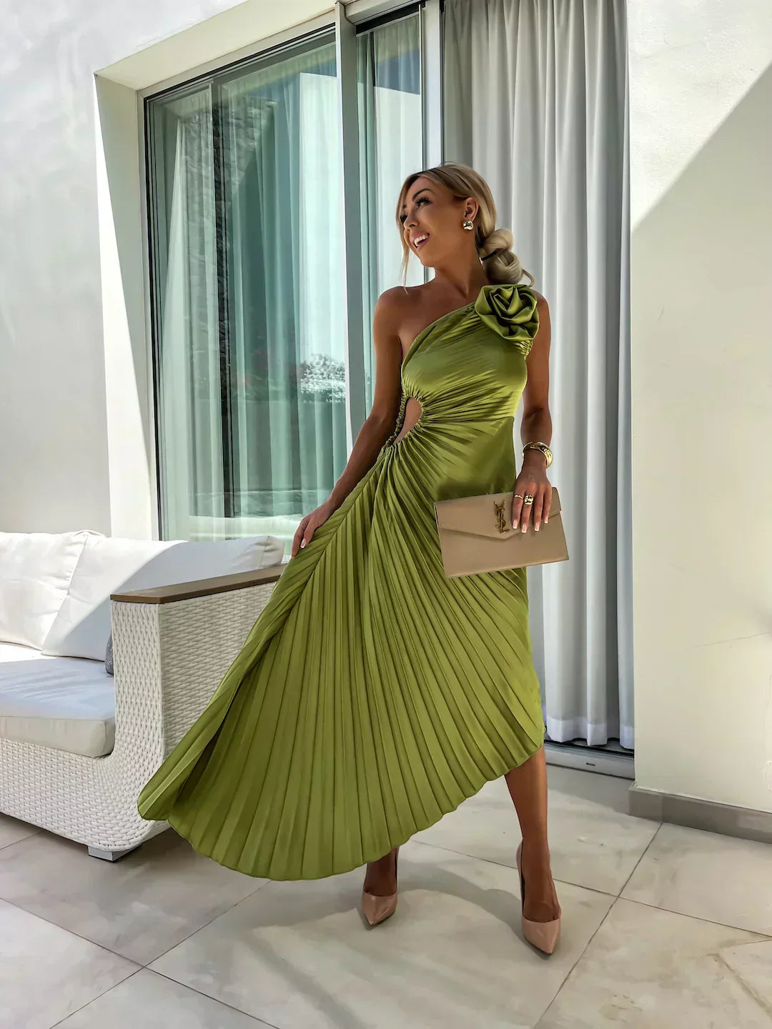 Camila | Rochie Romantică cu Flori