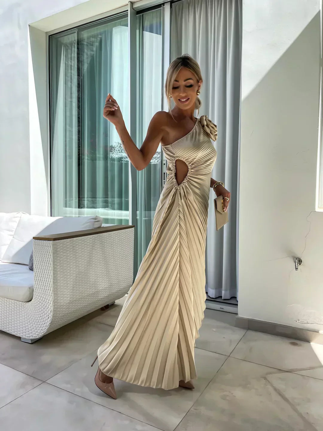 Camila | Rochie Romantică cu Flori