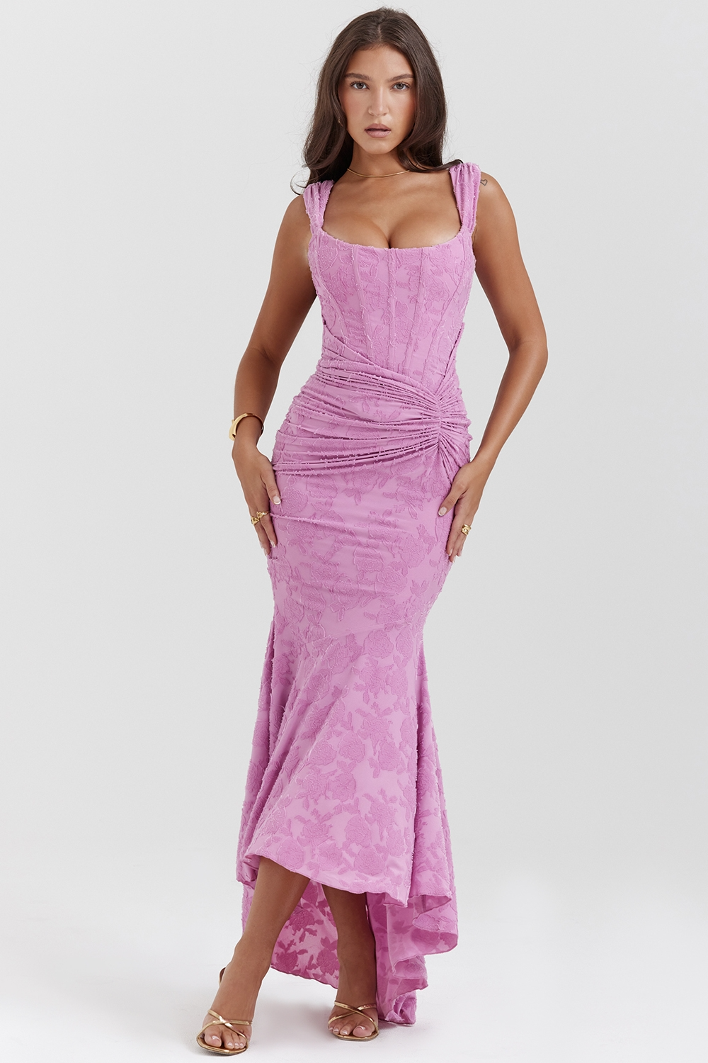 Carisia – Rochie de Damă Maxi Elegantă cu Dantelă