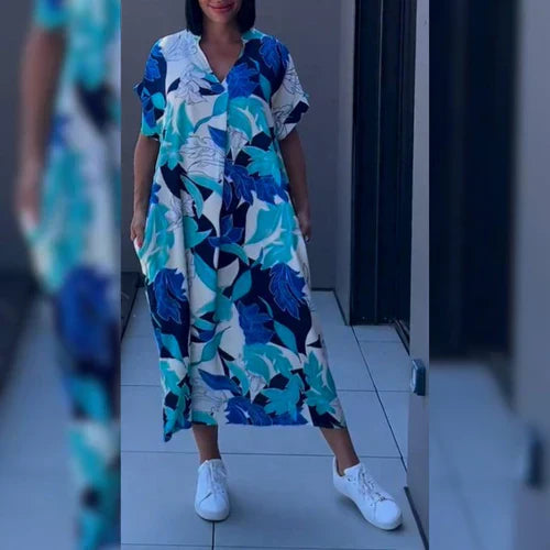 Gabriella – Rochie Florală Care Flatează Silueta