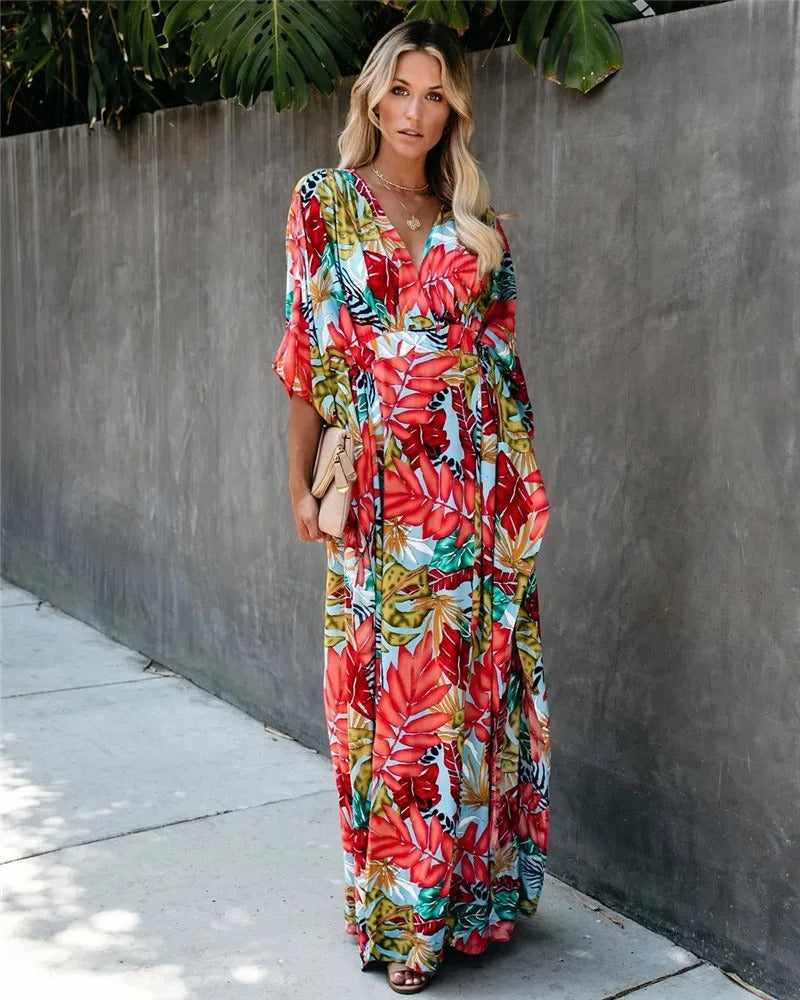 Juniper - Rochie Maxi Kimono Boho Breeze