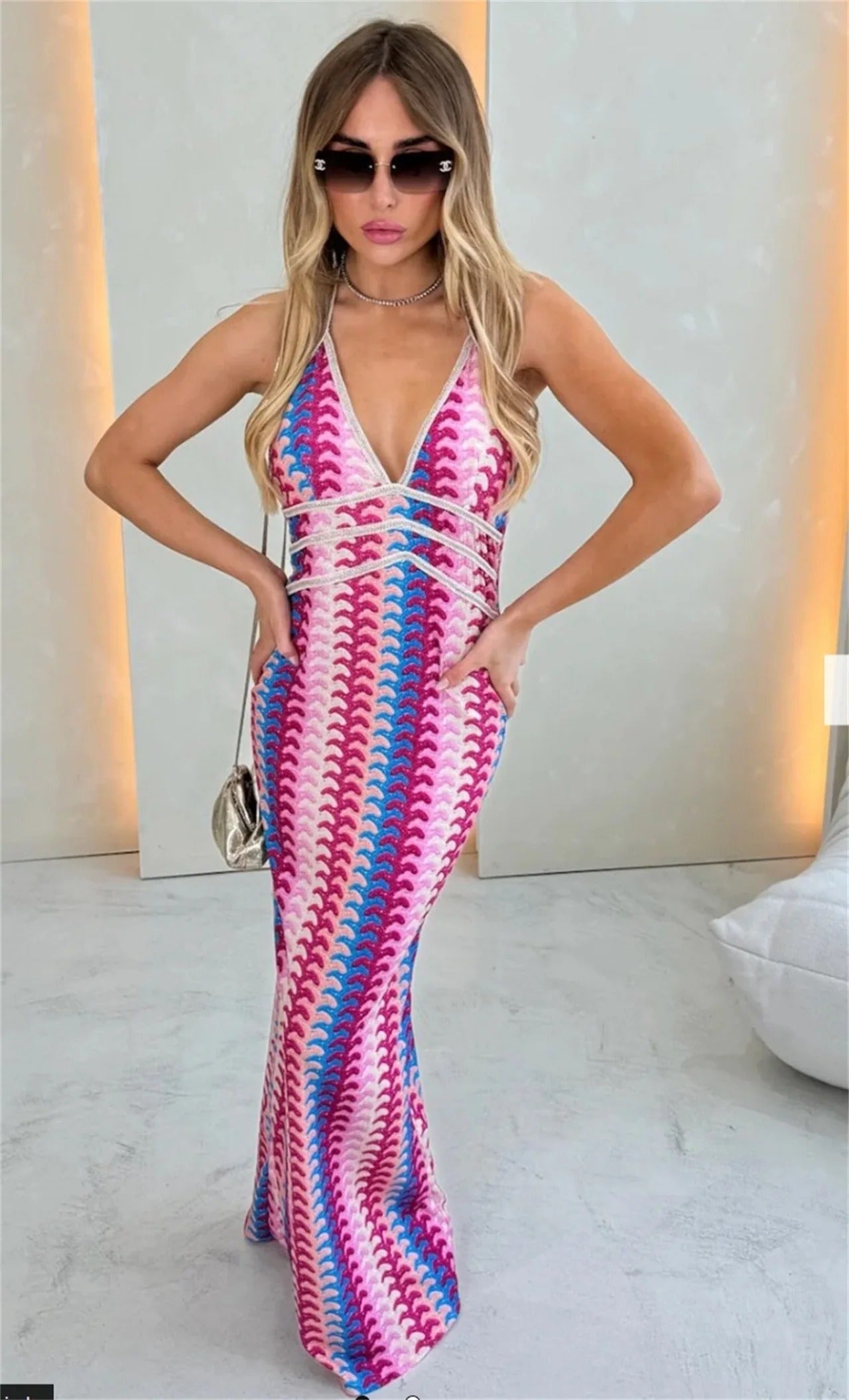 Charlotte - Rochie tunică de plajă croșetată Boho