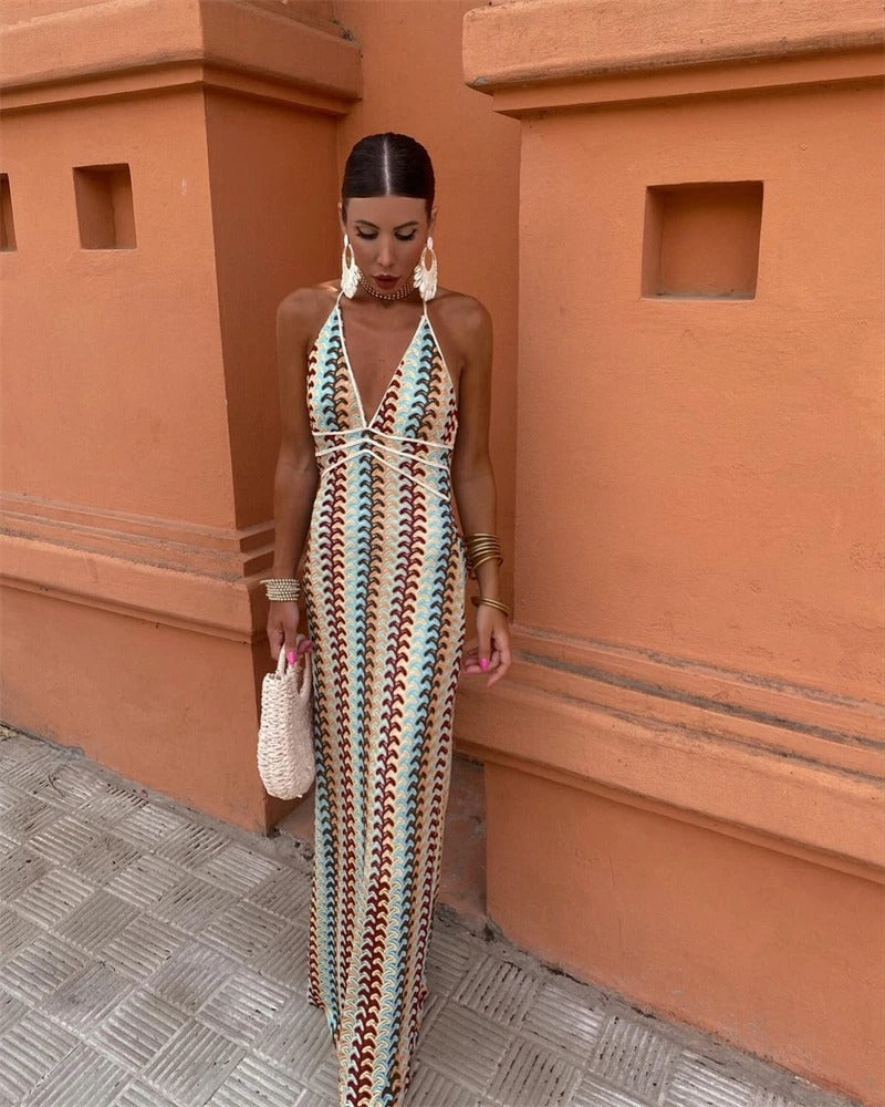 Charlotte - Rochie Tunică Croșetată Boho pentru Plajă
