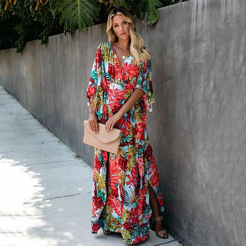 Juniper - Rochie Maxi Kimono Boho Breeze
