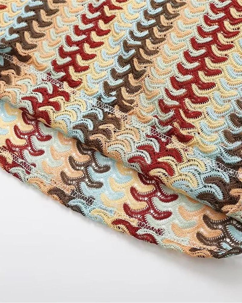 Charlotte - Rochie Tunică Croșetată Boho pentru Plajă