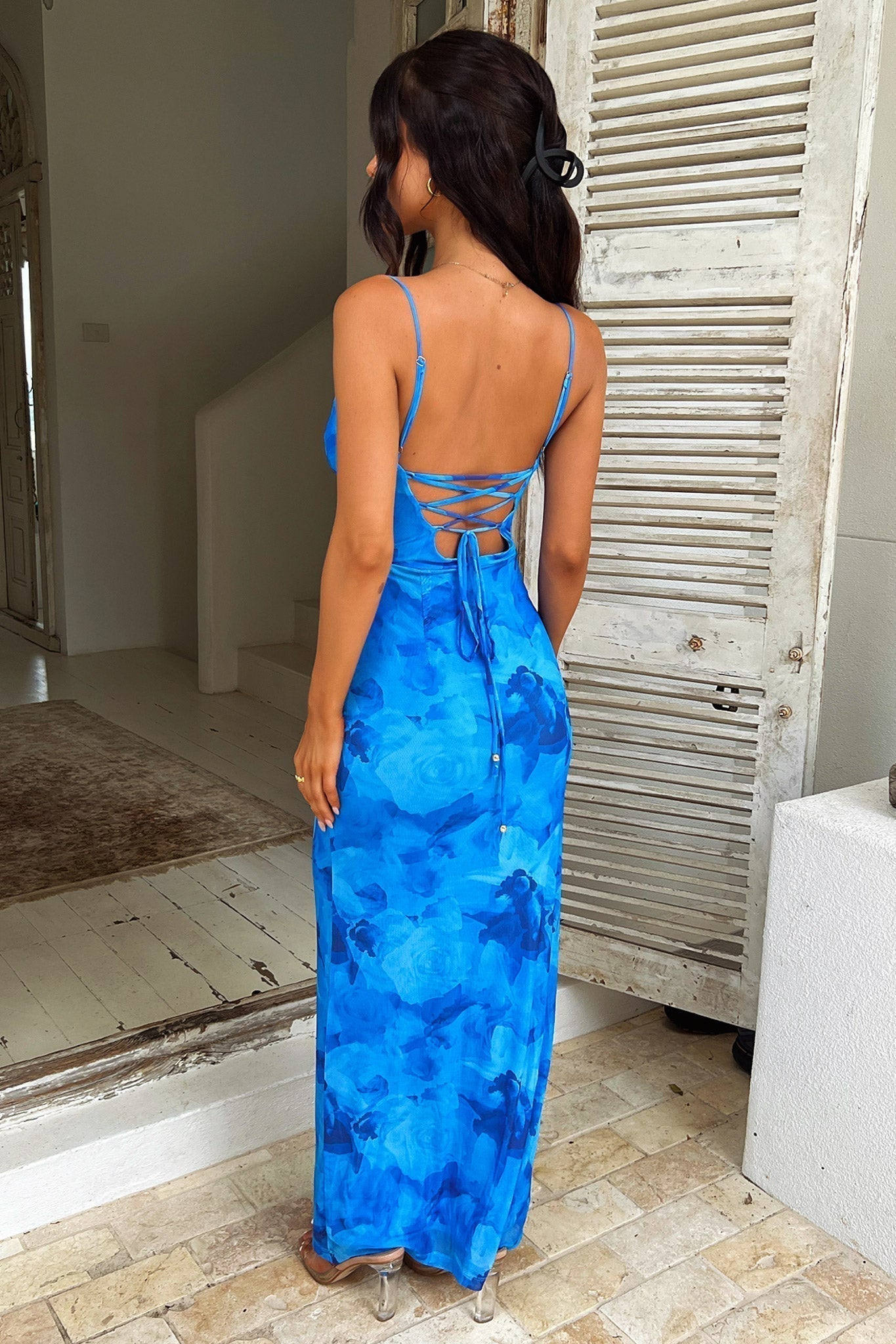 Aurelia | Rochie maxi cu flori