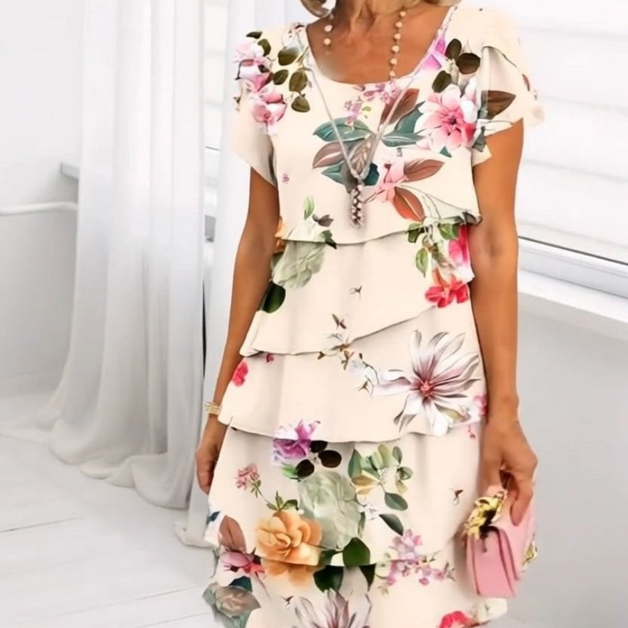 Lyra - Rochie Elegantă Florală Grațioasă