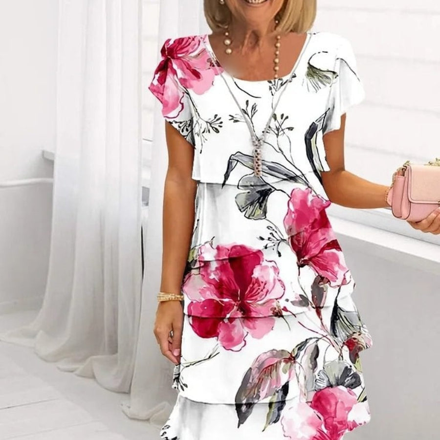 Lyra - Rochie Elegantă Florală Grațioasă